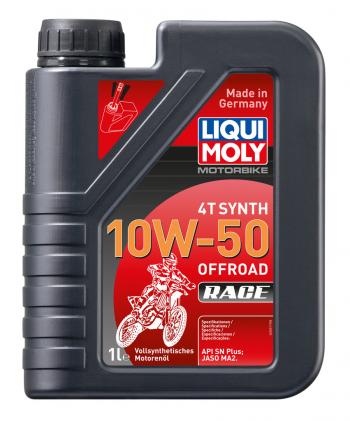 1 799 р. Масло моторное для 4-х тактных двигателей OFFROAD RACE SYNTH 4T 10W50 синт.1л LIQUI MOLY LIQUI MOLY 3051  с доставкой в г. Кемерово. Увеличить фотографию 1