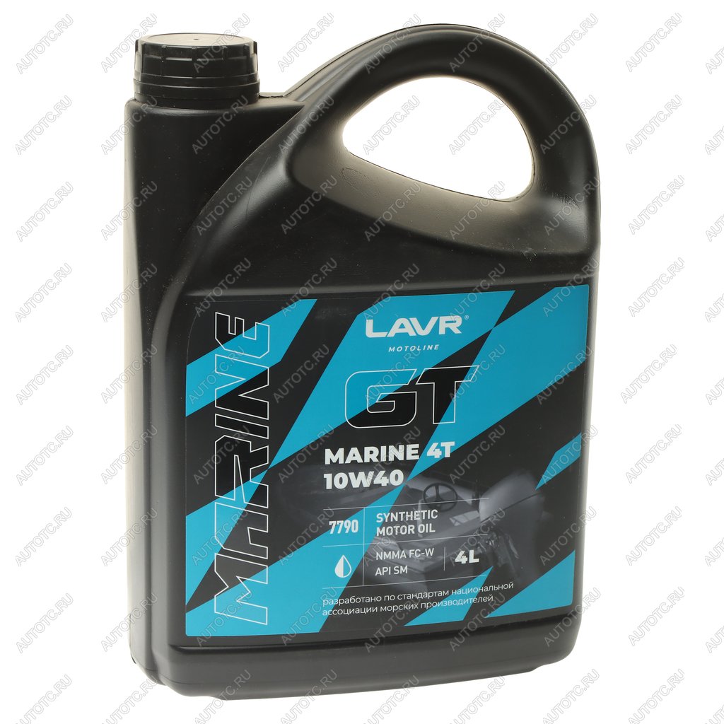 3 699 р. Масло моторное для 4-х тактных двигателей GT MARINE 4T FC-W 10W40 синт.4л MOTO LAVR LAVR ln7790  с доставкой в г. Кемерово