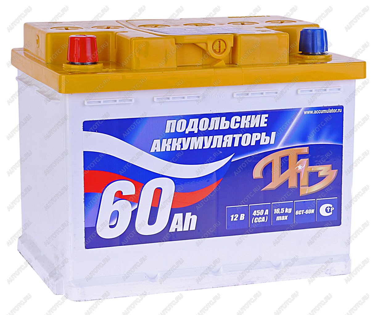 4 849 р. Аккумулятор ПОДОЛЬСК 60Ач ПОДОЛЬСК 6ст60(1)  с доставкой в г. Кемерово
