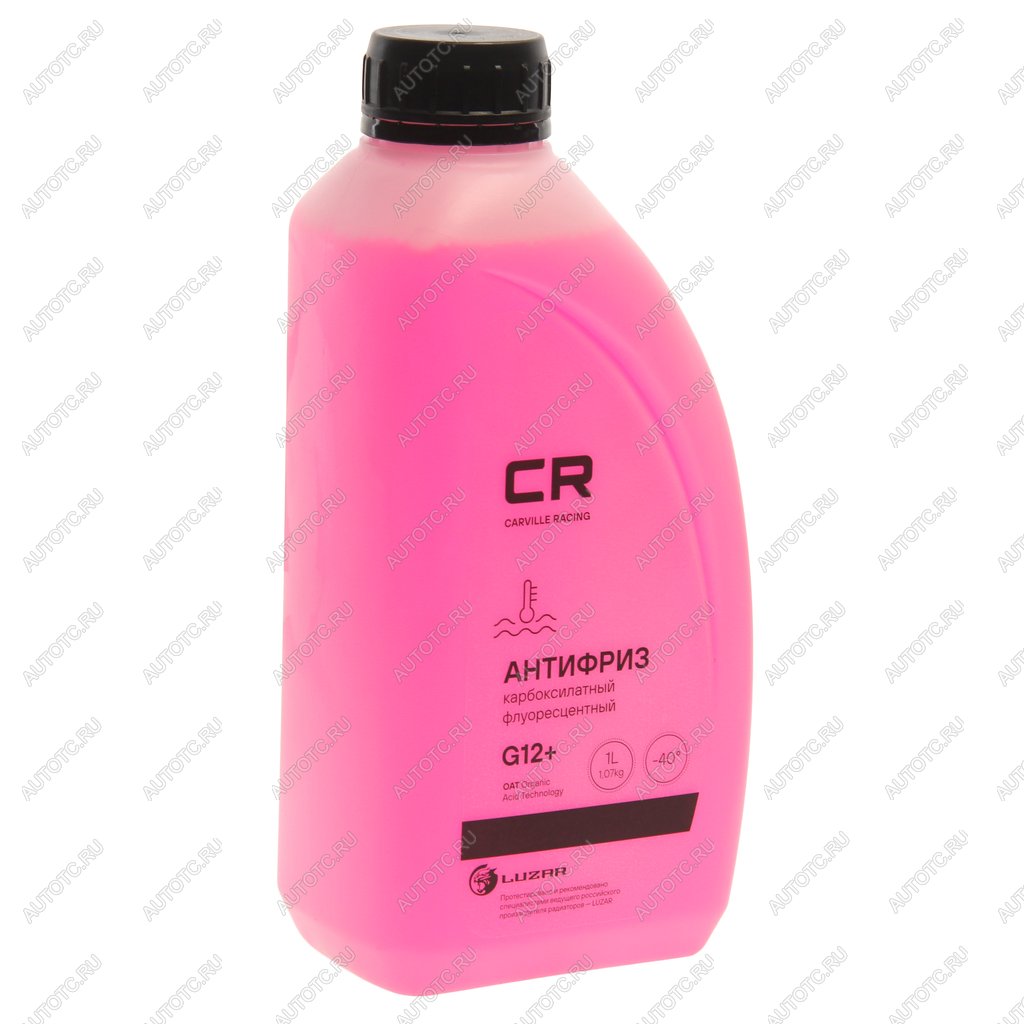 260 р. Антифриз красный -40C 1.07кг1л G12+ CARVILLE RACING CARVILLE RACING l2018207  с доставкой в г. Кемерово
