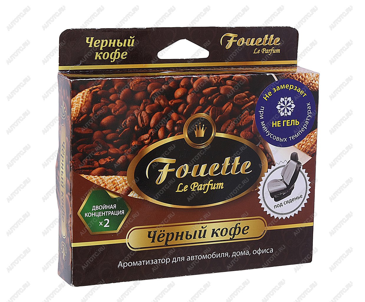 214 р. Ароматизатор под сиденье пенный (кофе черный) 200г FOUETTE FOUETTE f-24  с доставкой в г. Кемерово