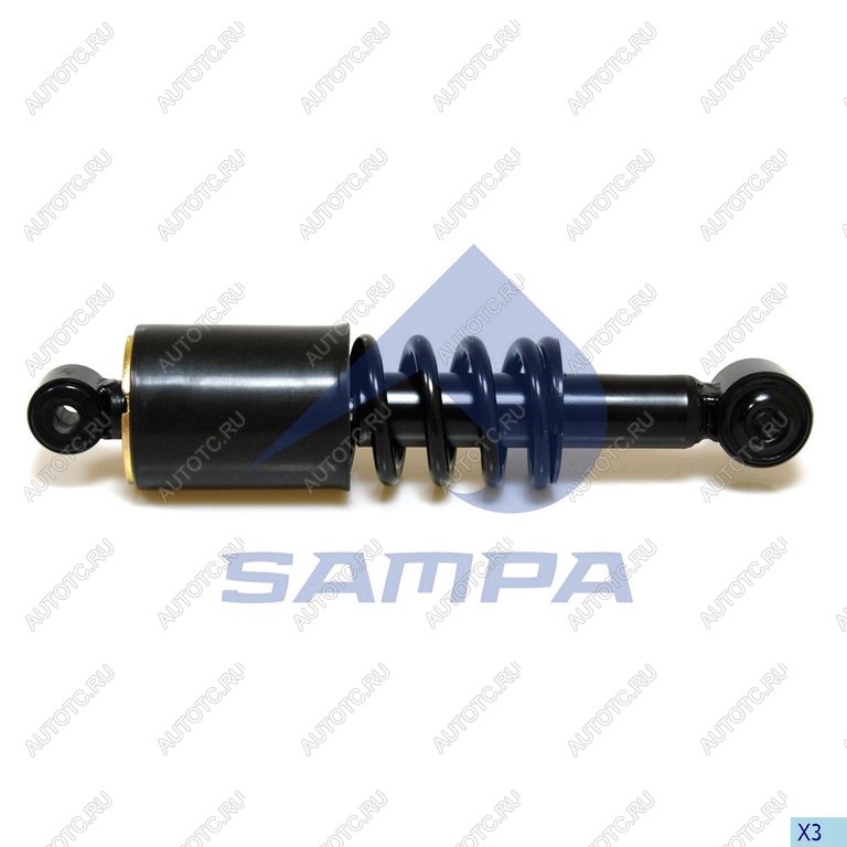2 799 р. Амортизатор MAN TGA кабины задний с пружиной (252349 OO) SAMPA SAMPA 020.295-01  с доставкой в г. Кемерово