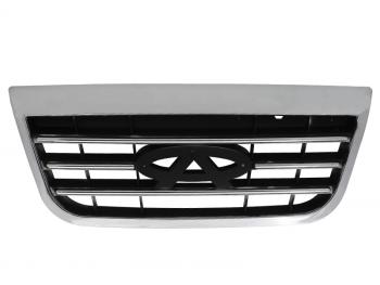Решетка радиатора SAT Chery Tiggo T11 дорестайлинг (2005-2013) (хром)