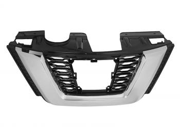 Решетка радиатора NISSAN X-TRAIL 17-22 под камеру SAT ST-17-0111, st170111 SAT ST-17-0111