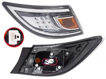 Фонарь задний левый (внешний, LED) SAT Mazda 6  GH (2010-2012) рестайлинг лифтбэк, рестайлинг седан, рестайлинг универсал