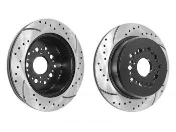 Диск тормозной задний перфорированный Ø274mm SAT  Toyota Mark 2 X110 седан рестайлинг (2002-2004)
