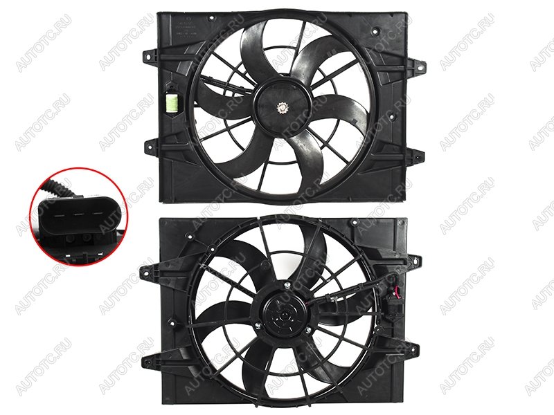 10 899 р. Диффузор радиатора  CHERY TIGGO 44PRO 17-TIGGO 77PRO 16-TIGGO 88 PRO 18-EXEED LX 19-TXL 19-K SAT ST-59-0064  с доставкой в г. Кемерово