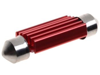 196 р. Лампа светодиодная 1224V C5W SV8.5-8 41мм с блокиратором ошибок CANbus LED 1 SMD 1860 White MISTAR MISTAR mis-170541  с доставкой в г. Кемерово. Увеличить фотографию 2