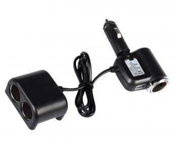 549 р. Разветвитель прикуривателя 3-х гнездовой 12-24V 1USB OLESSON OLESSON no.1526  с доставкой в г. Кемерово. Увеличить фотографию 1