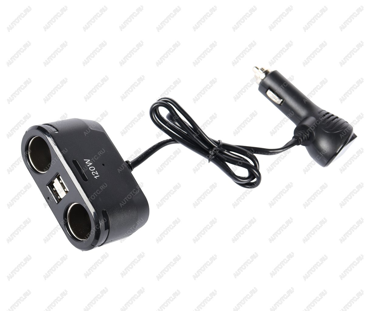669 р. Разветвитель прикуривателя 2-х гнездовой 12-24V 2USB OLESSON OLESSON no.1675  с доставкой в г. Кемерово