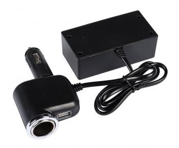 599 р. Разветвитель прикуривателя 4-х гнездовой 12-24V 1USB OLESSON OLESSON no.1527  с доставкой в г. Кемерово. Увеличить фотографию 2