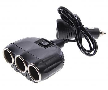 859 р. Разветвитель прикуривателя 3-х гнездовой 12-24V 1USB OLESSON OLESSON no.1634  с доставкой в г. Кемерово. Увеличить фотографию 1