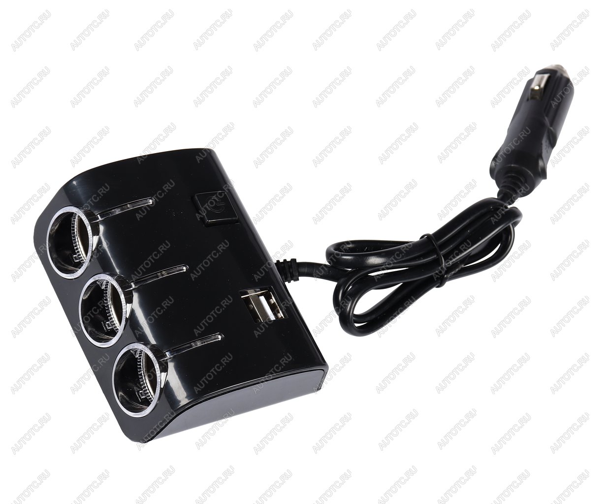 399 р. Разветвитель прикуривателя 3-х гнездовой 12-24V 2USB OLESSON OLESSON no.1506  с доставкой в г. Кемерово