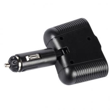 294 р. Разветвитель прикуривателя 2-х гнездовой 12-24V 1USB OLESSON OLESSON no.1646  с доставкой в г. Кемерово. Увеличить фотографию 2