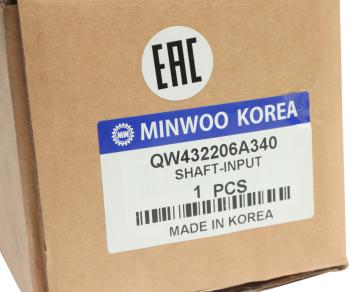 12 899 р. Вал КПП HYUNDAI HD120,AeroTown дв.D6DA1622 (KH10) первичный MINWOO MINWOO qw43220-6a340  с доставкой в г. Кемерово. Увеличить фотографию 5
