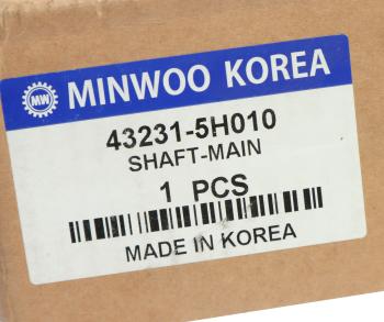 11 599 р. Вал КПП HYUNDAI HD65,72,78,County дв.D4DB,D4DD (M035S5) вторичный MINWOO MINWOO 43231-5h010  с доставкой в г. Кемерово. Увеличить фотографию 5