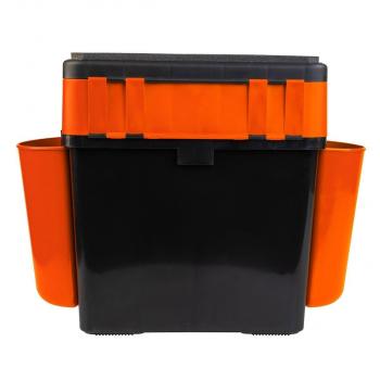 2 099 р. Ящик рыболовный зимний HELIOS FishBox (19л), оранжевый  156315  с доставкой в г. Кемерово. Увеличить фотографию 5