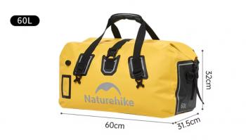 6 399 р. Гермосумка Naturehike 60 л ПВХ (желтая)  cnk2450xb015-60y  с доставкой в г. Кемерово. Увеличить фотографию 2