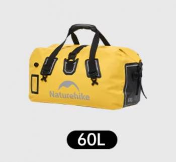 6 399 р. Гермосумка Naturehike 60 л ПВХ (желтая)  cnk2450xb015-60y  с доставкой в г. Кемерово. Увеличить фотографию 3