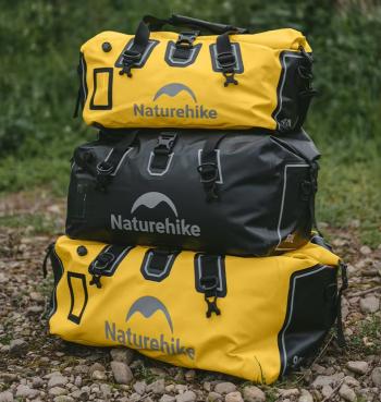 6 399 р. Гермосумка Naturehike 60 л ПВХ (желтая)  cnk2450xb015-60y  с доставкой в г. Кемерово. Увеличить фотографию 13