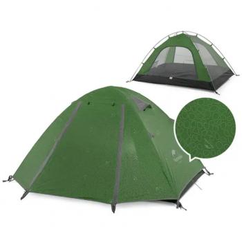 9 399 р. Палатка Naturehike P-Series 2-местная, алюминиевый каркас, зеленая  nh18z022-p-2gr  с доставкой в г. Кемерово. Увеличить фотографию 2