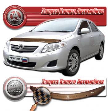 Дефлектор капота CA-Plastiс Toyota Corolla E140 седан дорестайлинг (2007-2010) ()