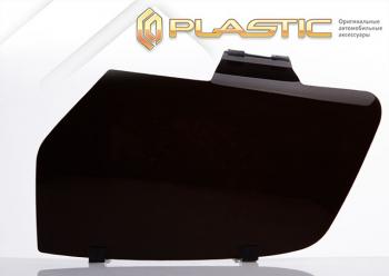 1 999 р. Защита фар CA-Plastic Honda Fit Aria GD дорестайлинг седан (2002-2005) (серия Classic черный)  с доставкой в г. Кемерово. Увеличить фотографию 2