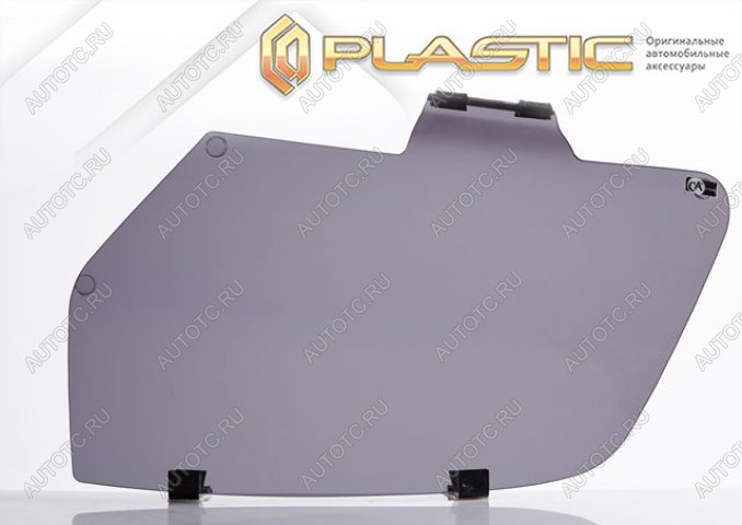 1 899 р. Защита фар Classic полупрозрачный CA Plastic на Mazda Familia универсал 1997-2001  с доставкой в г. Кемерово