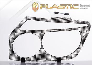 2 559 р. Защита фар CA-Plastic  Nissan Elgrand  2 (2004-2010) рестайлинг (серия Шелкография черная)  с доставкой в г. Кемерово. Увеличить фотографию 2