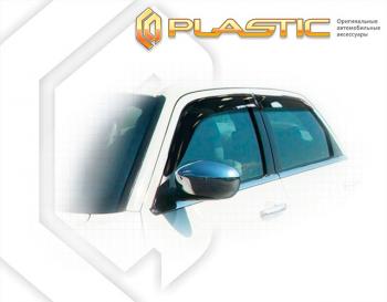 1 899 р. Дефлектора окон CA-Plastic Chrysler 300C LX седан (2004-2011) (серия Classic прозрачный)  с доставкой в г. Кемерово. Увеличить фотографию 2