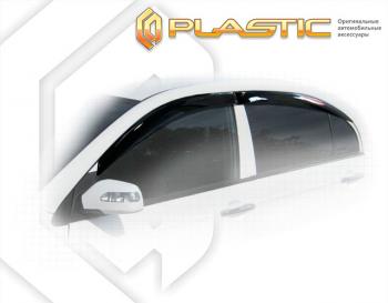 2 159 р. Дефлектора окон CA-Plastic  Lifan Solano (2016-2025)  дорестайлинг (Classic прозрачный)  с доставкой в г. Кемерово. Увеличить фотографию 2