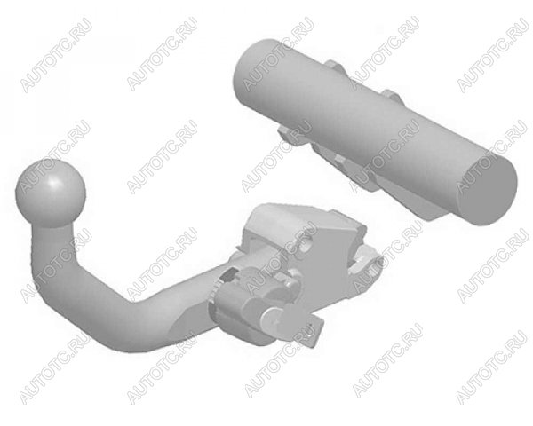 22 599 р. Фаркоп Aragon E5217BS Стальной, тип крюка: S  Renault Twingo 2007-2011 Renault Twingo 2011-2014  Aragon e5217bs  с доставкой в г. Кемерово
