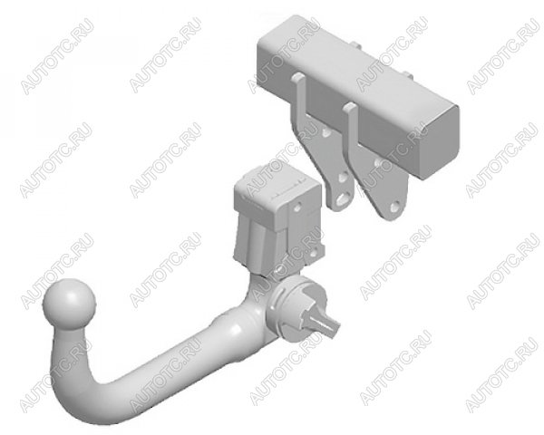 22 699 р. Фаркоп (подходит для SUV, только 2 Wheel Drive) Auto-Hak Nissan Juke 1 YF15 рестайлинг (2014-2020) (стальной, шар V (A40V, W5))  с доставкой в г. Кемерово