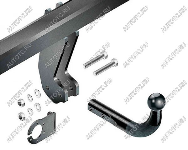 11 599 р. Фаркоп (только для версии Long) AvtoS Toyota RAV4 XA30 5 дв. удлиненный 2-ой рестайлинг (2010-2013) (стальной, шар A (F20))  с доставкой в г. Кемерово