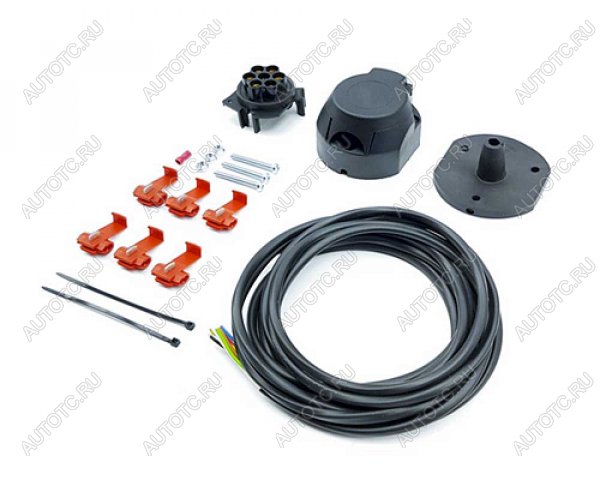 2 499 р. Комплект штатной электрики для фаркопа 7-pin Toyota Avensis 2003-2009 без блока Концепт-Авто ka cw 71 115 801  с доставкой в г. Кемерово