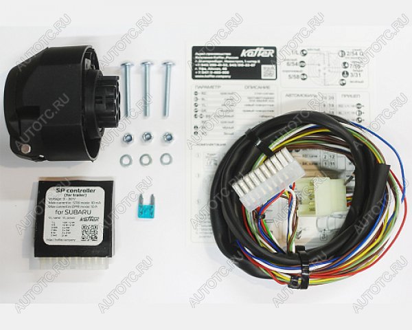 5 949 р. Штатная электрика к фаркопу Subaru Forester 1997-2008, 2008-2013, 2013-2018, 2018-2024, Subaru Impreza 2017-2022, Subaru XV 2017-2022, Subaru Legacy Outback 1998-2003, 2003-2009, Subaru Outback 2009-2015, 2015-2021 7-pin Koffer sbk1997  с доставкой в г. Кемерово