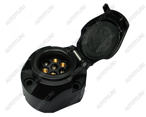 22 599 р. Розетка Leader Plus Черный KPL-009 7 pin   Leader Plus kpl-009  с доставкой в г. Кемерово