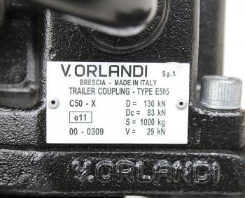 113 699 р. Крюк КАМАЗ-65115,65117,6520 буксирный 50мм 130kN (ТСУ) V.ORLANDI V.ORLANDI e505a0m  с доставкой в г. Кемерово. Увеличить фотографию 5