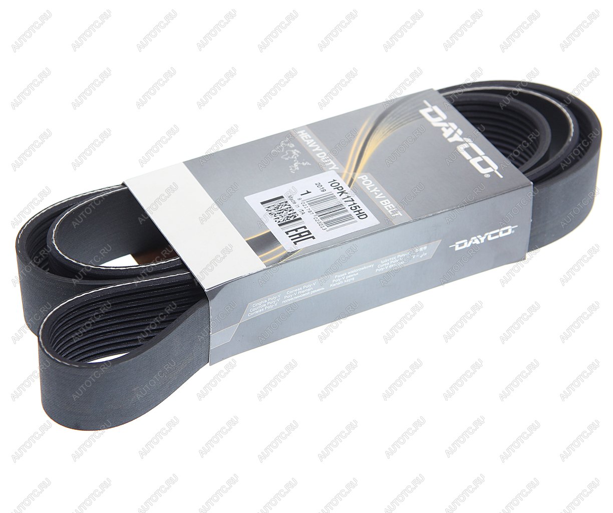 2 399 р. Ремень приводной поликлиновой 10PK1715HD DAYCO DAYCO 10pk1715hd  с доставкой в г. Кемерово