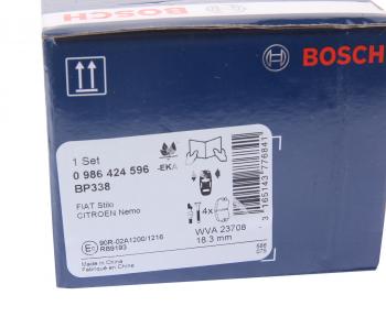 3 199 р. Колодки тормозные передние (4шт.) BOSCH Fiat Stilo (2001-2007)  с доставкой в г. Кемерово. Увеличить фотографию 4