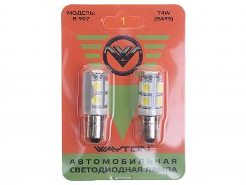 137 р. Лампа светодиодная 12V T4W BA9s блистер (2шт.) WAYTON WAYTON 1109009  с доставкой в г. Кемерово. Увеличить фотографию 1