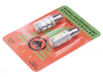 137 р. Лампа светодиодная 12V T4W BA9s блистер (2шт.) WAYTON WAYTON 1109009  с доставкой в г. Кемерово. Увеличить фотографию 2