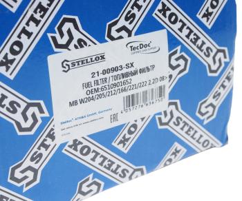 4 079 р. Фильтр топливный MERCEDES C (W204,W205),E (W212,W213) STELLOX STELLOX 2100903sx  с доставкой в г. Кемерово. Увеличить фотографию 4