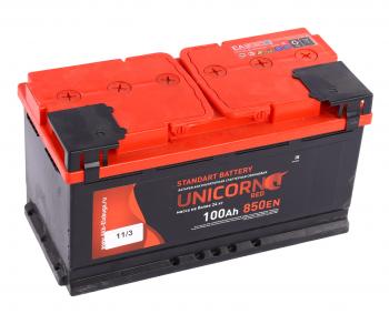 12 649 р. Аккумулятор UNICORN Red 100Ач UNICORN 6ст100(1)  с доставкой в г. Кемерово. Увеличить фотографию 1