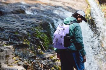 5 249 р. Рюкзак туристический Naturehike 18 л, ПВХ, фиолетовый  cnh22bb003-18vl  с доставкой в г. Кемерово. Увеличить фотографию 9