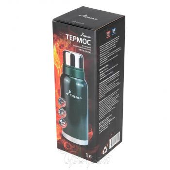 2 269 р. Термос ТОНАР 1000ML с ситечком зеленый (2 крышки-кружки)  hs.tm-057-g  с доставкой в г. Кемерово. Увеличить фотографию 11