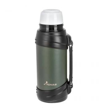 2 119 р. Термос ТОНАР 2000ML хаки (дополн.пласт.чашка, ручка)  t-kd-938-2  с доставкой в г. Кемерово. Увеличить фотографию 3