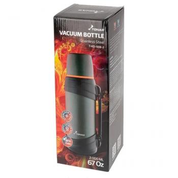 2 119 р. Термос ТОНАР 2000ML хаки (дополн.пласт.чашка, ручка)  t-kd-938-2  с доставкой в г. Кемерово. Увеличить фотографию 11