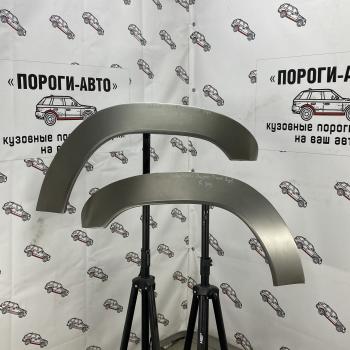 Ремонтные арки заднего крыла (Комплект) Пороги-Авто  Mitsubishi Pajero Pinin  1 (1999-2005) 3 дв. (Холоднокатаная сталь 0,8 мм)