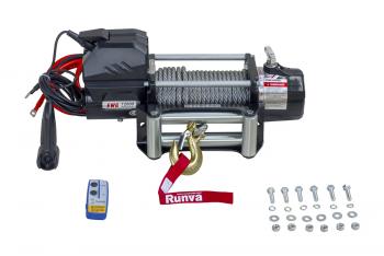 31 999 р. Лебёдка автомобильная электрическая 12V Magnum 12000 lbs 5443 кг стальной трос, уценённая  ewd12000f_u  с доставкой в г. Кемерово. Увеличить фотографию 8
